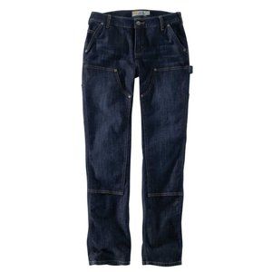 NWT Carhartt Women's Slim Fit Layton Double Front Straight Leg Jean Size 6/short